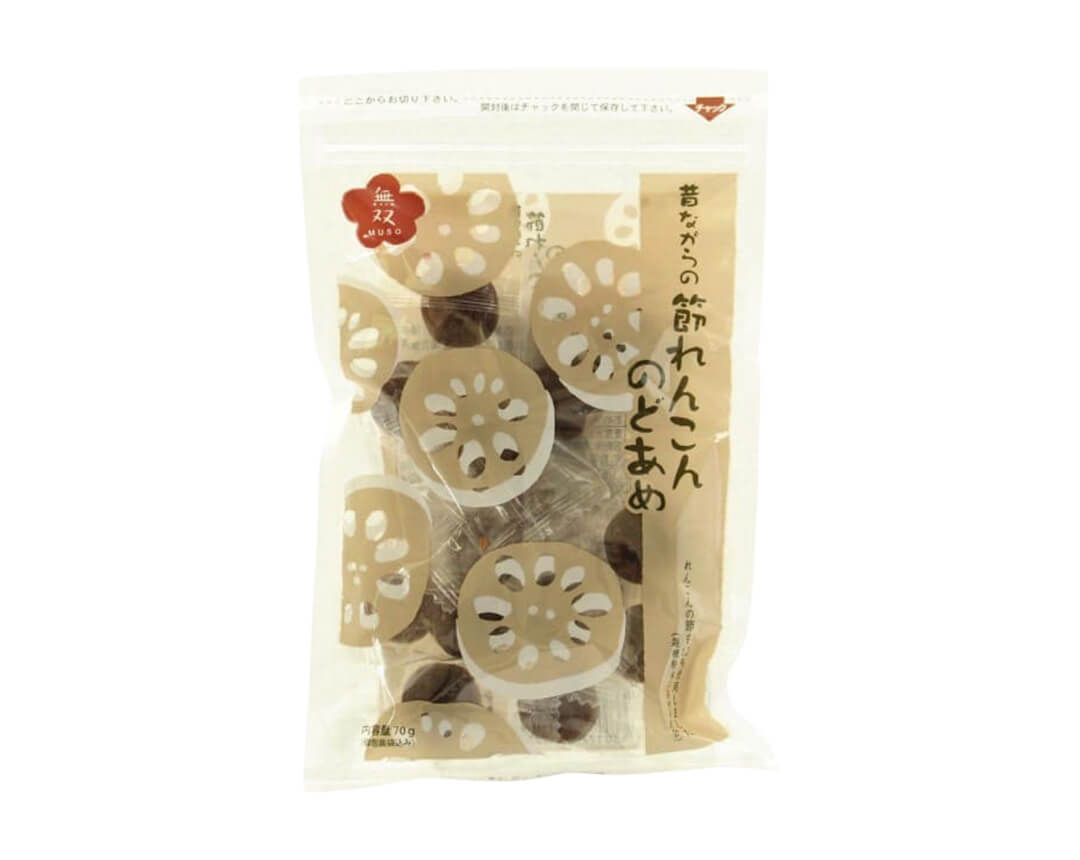 節れんこんのど飴70g