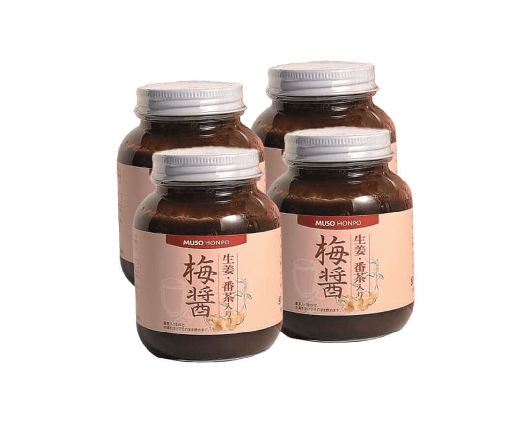 定番・生姜番茶入り梅醤4個セット